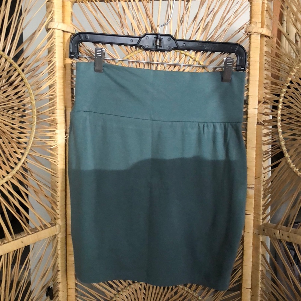 turquoise skirt
